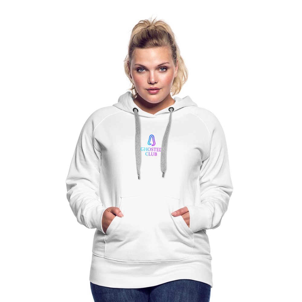 Ghosted Club | Frauen Premium Hoodie - Weiß