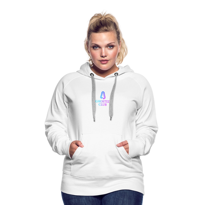 Ghosted Club | Frauen Premium Hoodie - Weiß