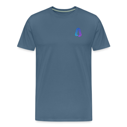 Ghosted Club | Männer Premium T-Shirt - Blaugrau