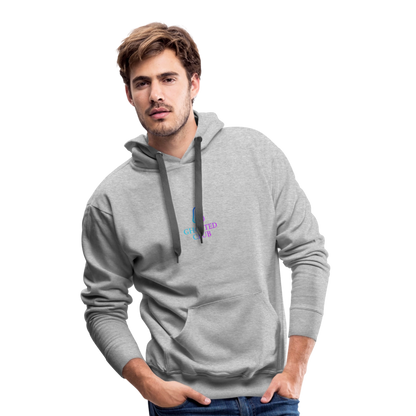 Ghosted Club | Männer Premium Hoodie - Grau meliert