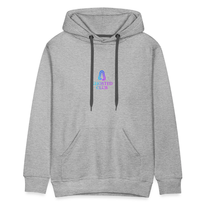 Ghosted Club | Männer Premium Hoodie - Grau meliert