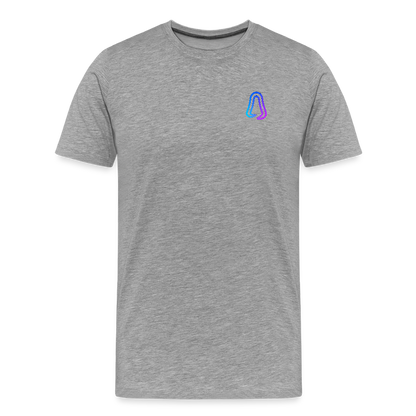 Ghosted Club | Männer Premium T-Shirt - Grau meliert
