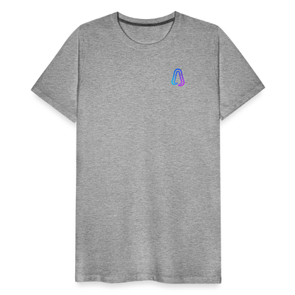 Ghosted Club | Männer Premium T-Shirt - Grau meliert