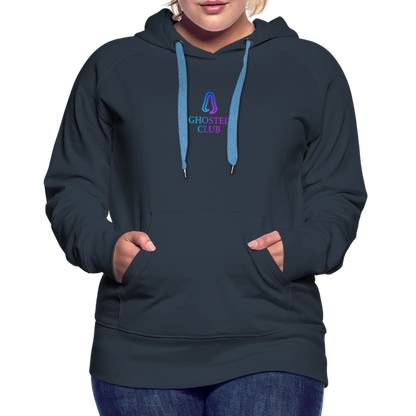 Ghosted Club | Frauen Premium Hoodie - Navy