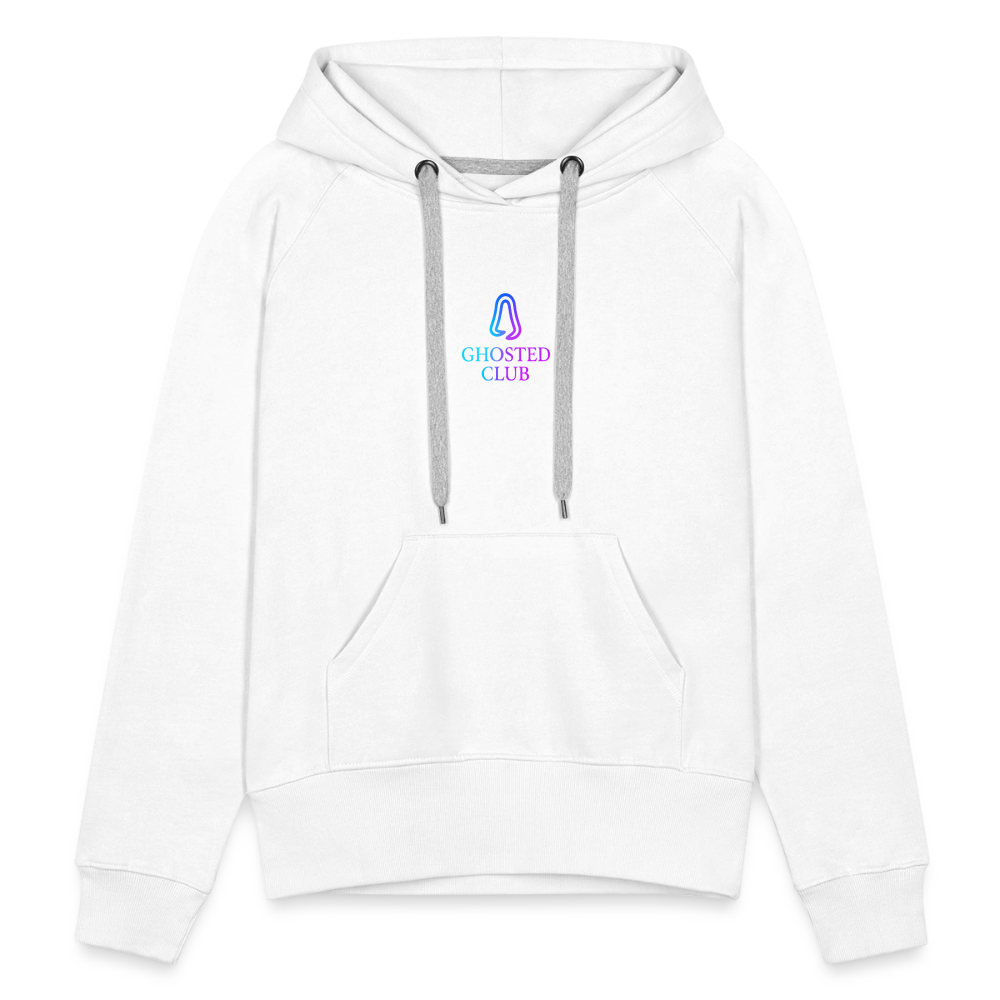 Ghosted Club | Frauen Premium Hoodie - Weiß