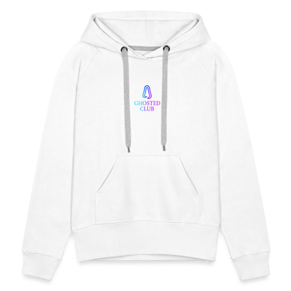 Ghosted Club | Frauen Premium Hoodie - Weiß