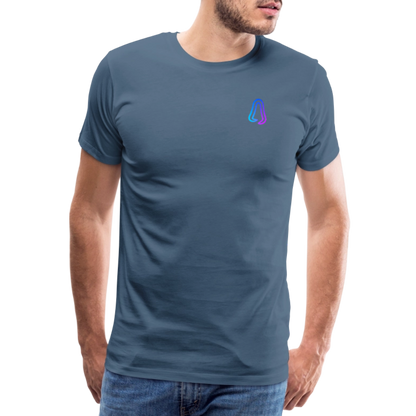 Ghosted Club | Männer Premium T-Shirt - Blaugrau
