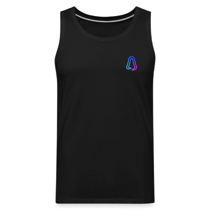 Ghosted Club | Männer Premium Tank Top - Schwarz