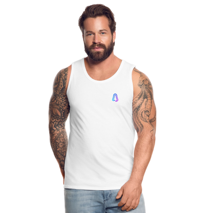 Ghosted Club | Männer Premium Tank Top - Weiß