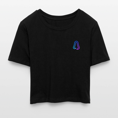 Ghosted Club | Cropped Top - Schwarz