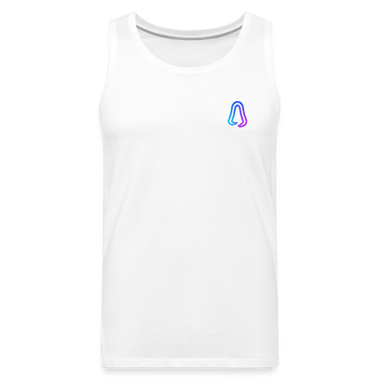 Ghosted Club | Männer Premium Tank Top - Weiß