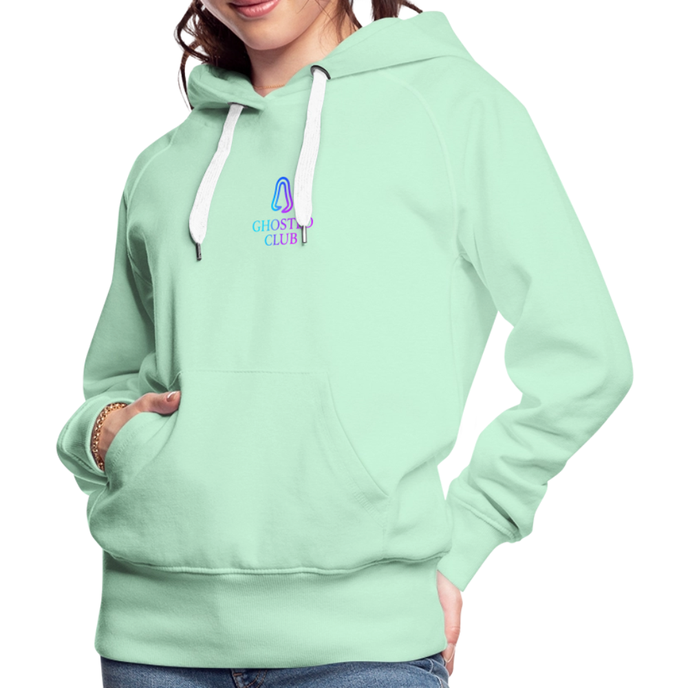 Ghosted Club | Frauen Premium Hoodie - helles Mintgrün