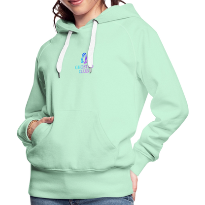 Ghosted Club | Frauen Premium Hoodie - helles Mintgrün
