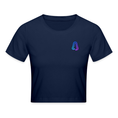 Ghosted Club | Cropped Top - Light Navy