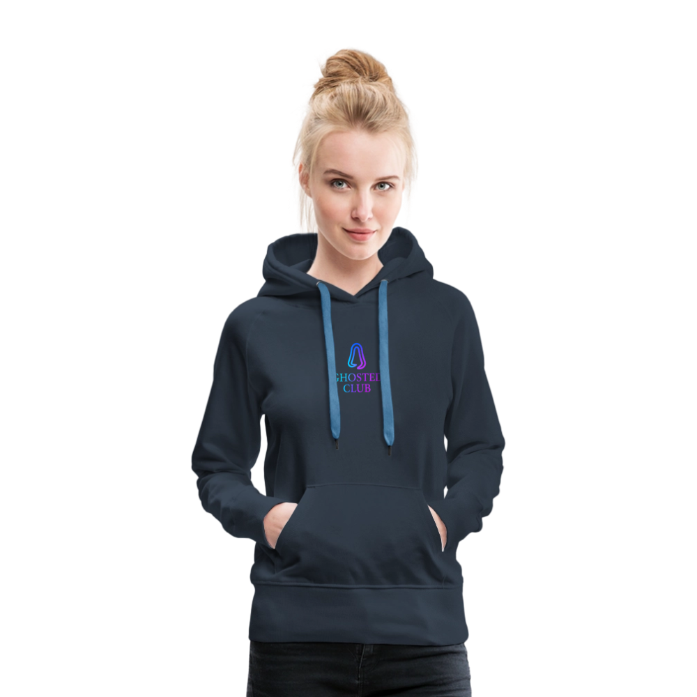 Ghosted Club | Frauen Premium Hoodie - Navy