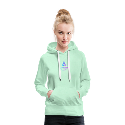 Ghosted Club | Frauen Premium Hoodie - helles Mintgrün