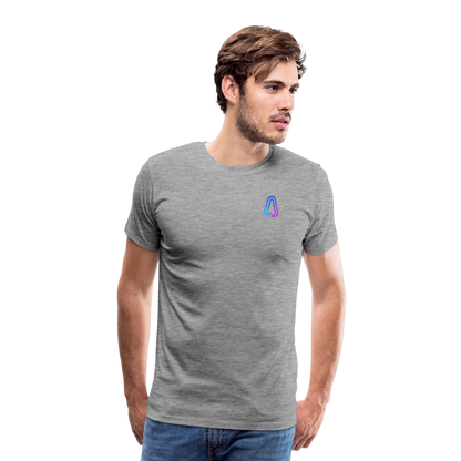 Ghosted Club | Männer Premium T-Shirt - Grau meliert