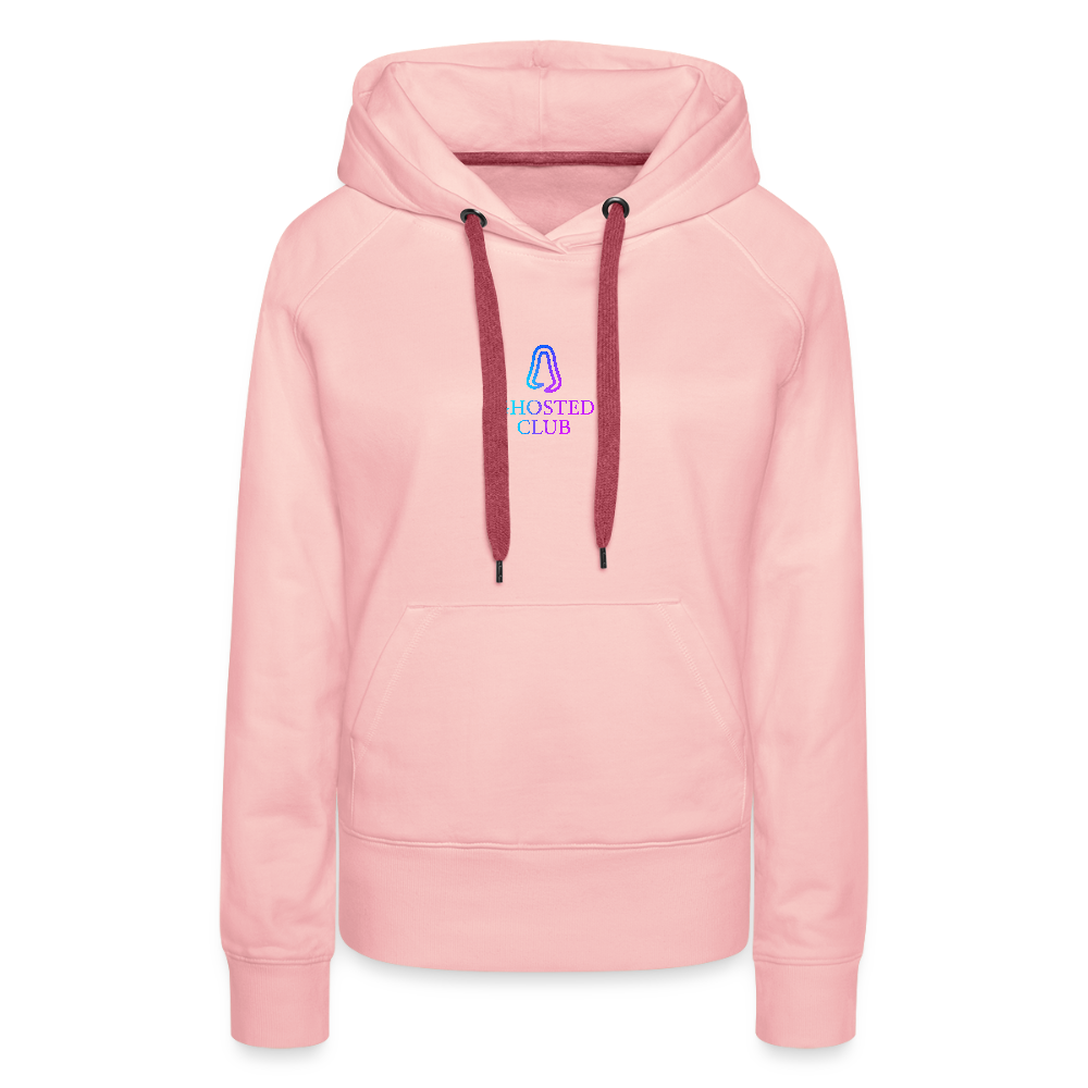 Ghosted Club | Frauen Premium Hoodie - Kristallrosa