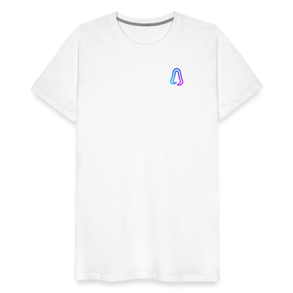 Ghosted Club | Männer Premium T-Shirt - Weiß