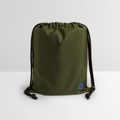 Ghosted Club | Turnbeutel + Zusatzfach | 🍃 NACHHALTIG - military Green