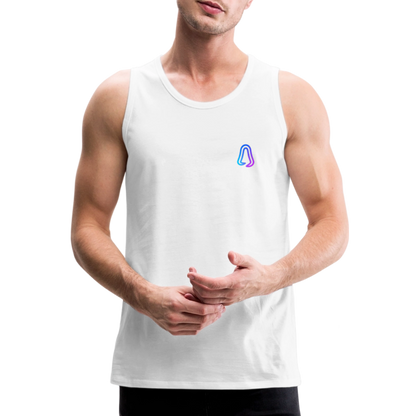 Ghosted Club | Männer Premium Tank Top - Weiß