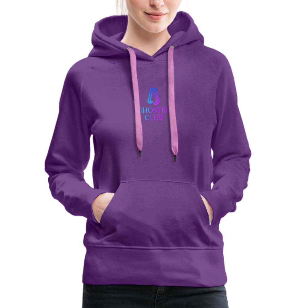 Ghosted Club | Frauen Premium Hoodie - Purple