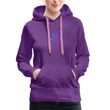 Ghosted Club | Frauen Premium Hoodie - Purple