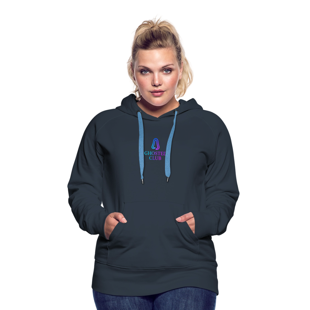 Ghosted Club | Frauen Premium Hoodie - Navy