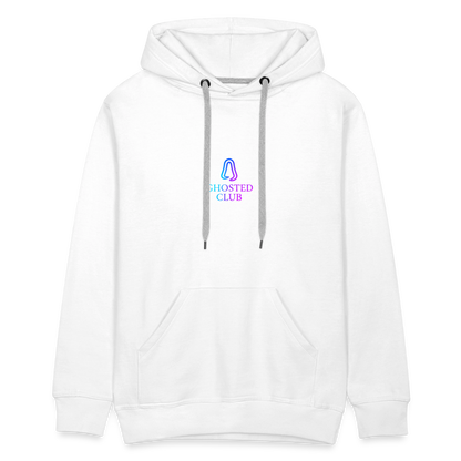 Ghosted Club | Männer Premium Hoodie - Weiß