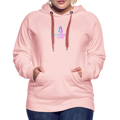 Ghosted Club | Frauen Premium Hoodie - Kristallrosa
