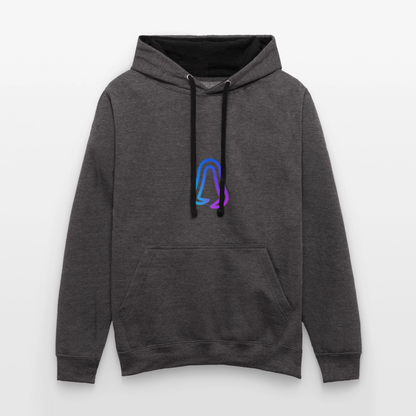 Ghosted Club | Unisex Hoodie - Anthrazit/Schwarz