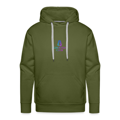 Ghosted Club | Männer Premium Hoodie - Olivgrün