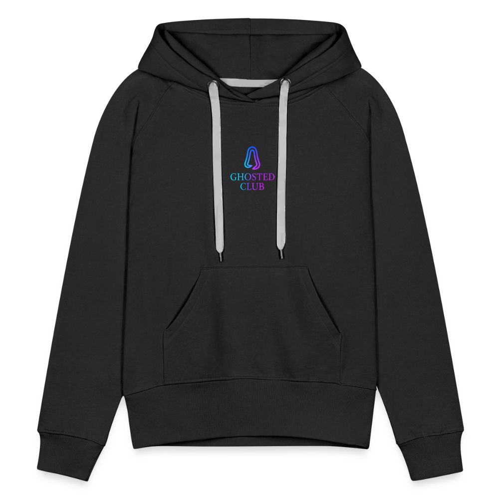 Ghosted Club | Frauen Premium Hoodie - Schwarz