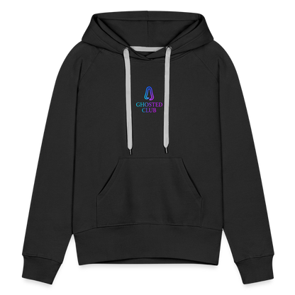 Ghosted Club | Frauen Premium Hoodie - Schwarz