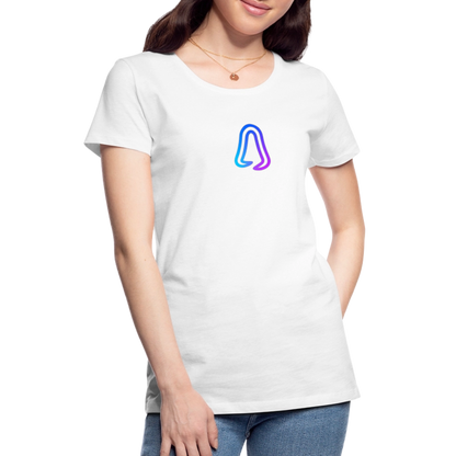 Ghosted Club | Frauen Premium T-Shirt - Weiß