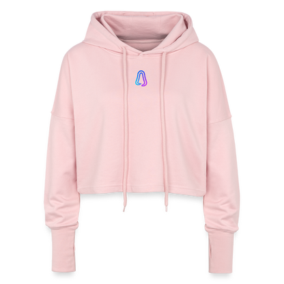 Ghosted Club | Cropped Frauen Hoodie - Hellrosa