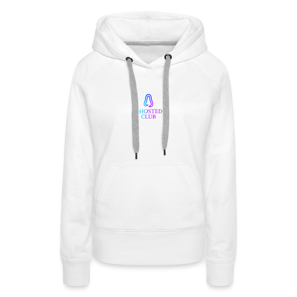 Ghosted Club | Frauen Premium Hoodie - Weiß