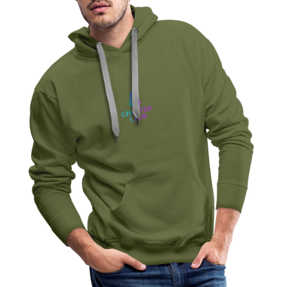 Ghosted Club | Männer Premium Hoodie - Olivgrün