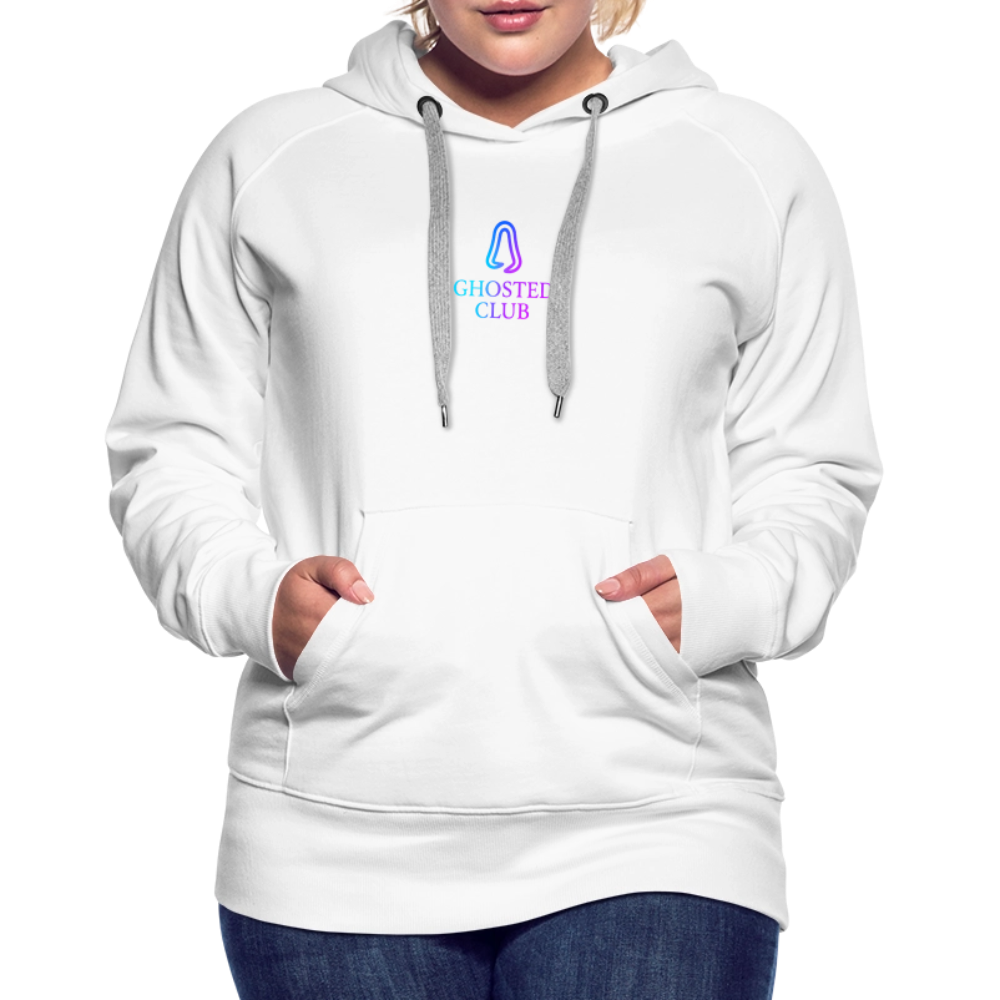 Ghosted Club | Frauen Premium Hoodie - Weiß