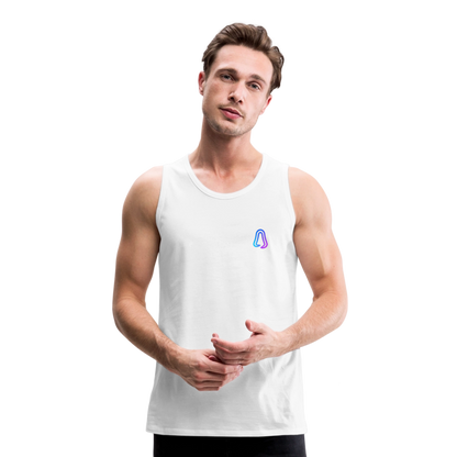 Ghosted Club | Männer Premium Tank Top - Weiß