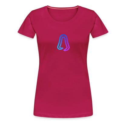 Ghosted Club | Frauen Premium T-Shirt - dunkles Pink