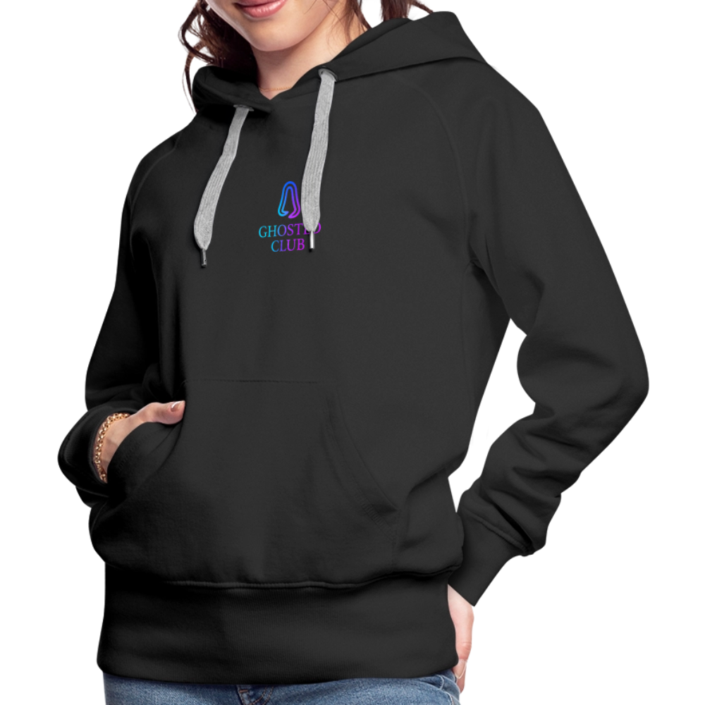Ghosted Club | Frauen Premium Hoodie - Schwarz