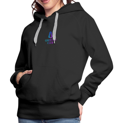 Ghosted Club | Frauen Premium Hoodie - Schwarz