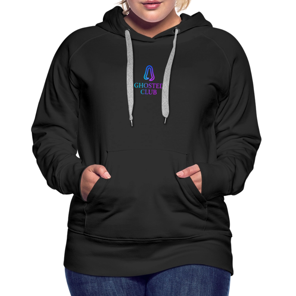 Ghosted Club | Frauen Premium Hoodie - Schwarz