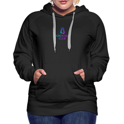 Ghosted Club | Frauen Premium Hoodie - Schwarz