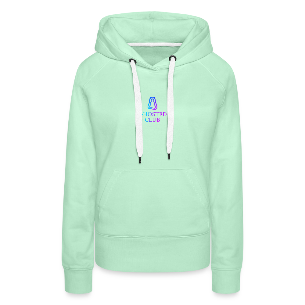 Ghosted Club | Frauen Premium Hoodie - helles Mintgrün