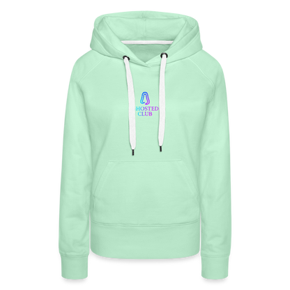 Ghosted Club | Frauen Premium Hoodie - helles Mintgrün
