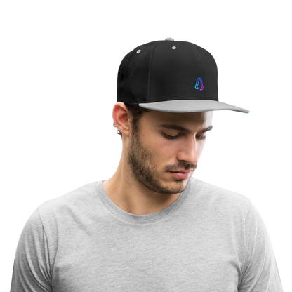 Ghosted Club | Snapback Cap - Schwarz/Grau